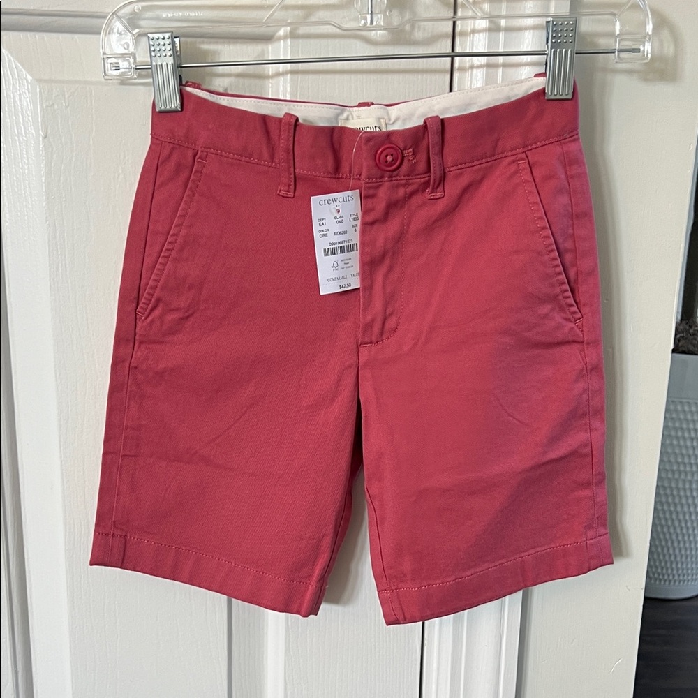 Crewcuts boys size 6 NWT flat front gramercy shorts